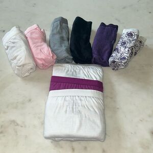 NEW Hanes 9 pair hi-cut breathable cotton panties size 7 large